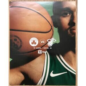 Boston Celtics v Miami Heat 12/19/25 Lineup Roster Poster ft. Derrick White